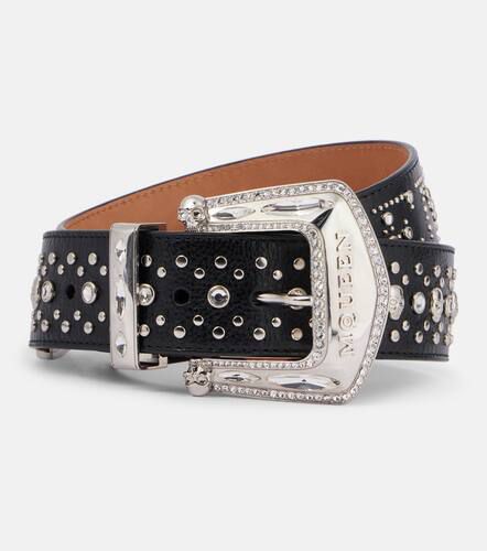 Jewelled Arrow leather belt - Alexander McQueen - Modalova