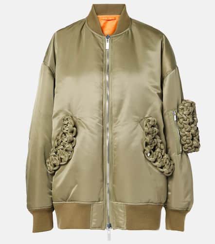 Knot-detail bomber jacket - Noir Kei Ninomiya - Modalova