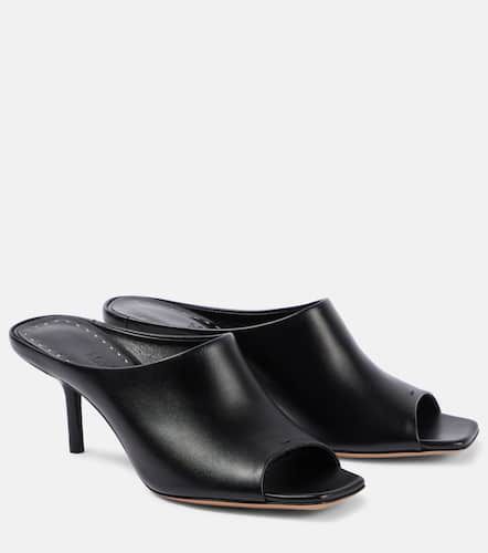 Muleopentoe 65 leather mules - Max Mara - Modalova