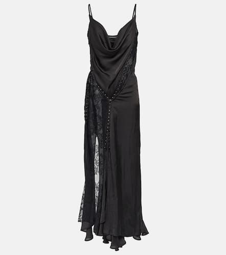 Lace-trimmed asymmetric maxi dress - Y/Project - Modalova