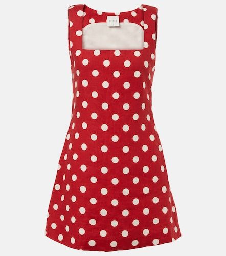 Alice polka-dot linen minidress - Posse - Modalova