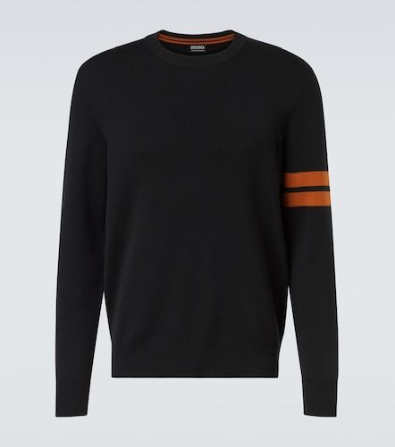 Zegna Pullover in lana a righe - Zegna - Modalova