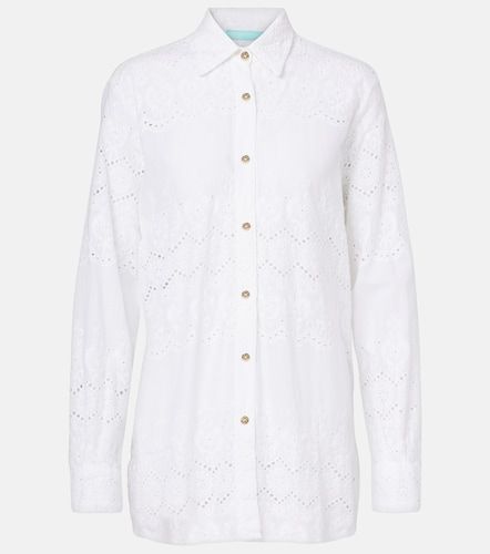 Camicia Orla in sangallo di cotone - Melissa Odabash - Modalova