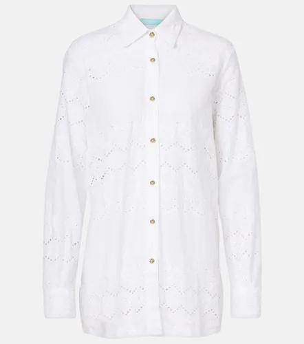 Camisa Orla de algodón con bordado inglés - Melissa Odabash - Modalova
