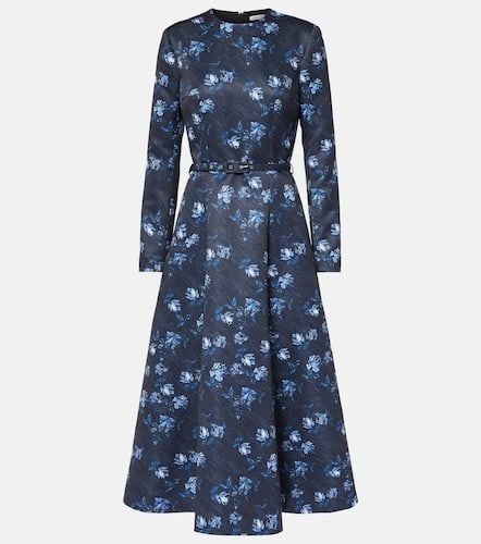 Capucine floral taffeta faille cocktail dress - Emilia Wickstead - Modalova