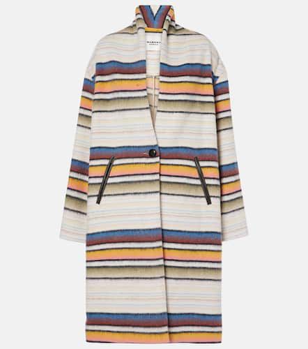 Striped wool-blend coat - Marant Etoile - Modalova