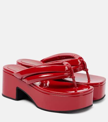 Patent leather thong sandals - Dries Van Noten - Modalova