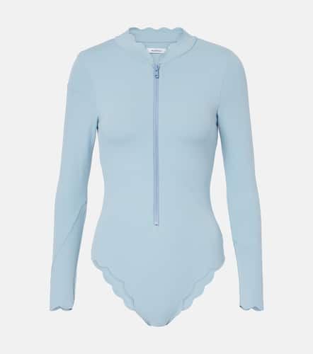 North Sea scalloped rashguard swimsuit - Marysia - Modalova