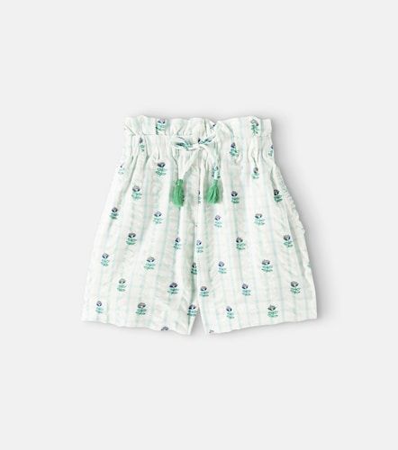 Shorts Gaia de algodón floral - C'era Una Volta - Modalova