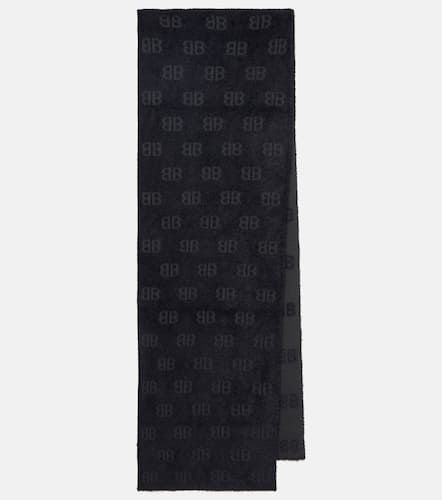 Balenciaga BB wool-blend scarf - Balenciaga - Modalova