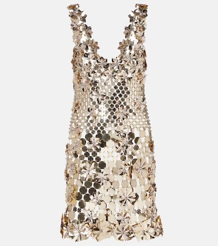 Verziertes Minikleid aus Mesh - Rabanne - Modalova