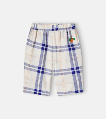 Bebé - pantalones Fun Tartan de algodón a cuadros - Bobo Choses - Modalova