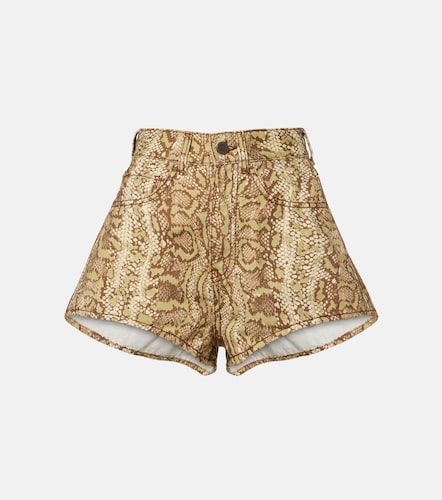 Alémais Shorts Boa de denim estampado - Alemais - Modalova