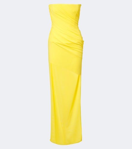 Alex Perry Ruched mesh bustier gown - Alex Perry - Modalova