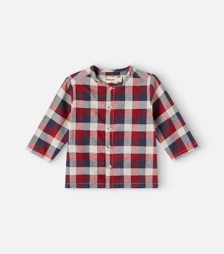 Bebé - camisa Shelby de algodón a cuadros - Wheat - Modalova