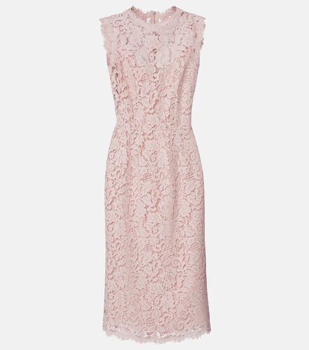 Cocktailkleid aus Spitze - Dolce&Gabbana - Modalova