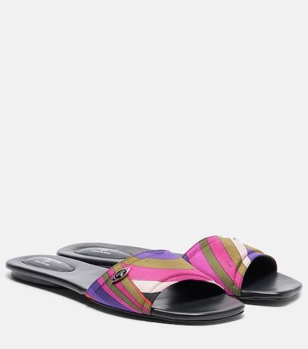 Pucci Yummy Iride silk slides - Pucci - Modalova