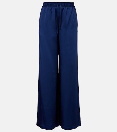 Pantalones anchos de satén - Stella McCartney - Modalova