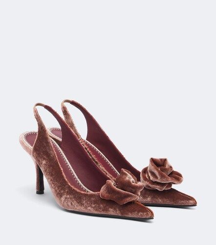 Pumps slingback in velluto - Magda Butrym - Modalova