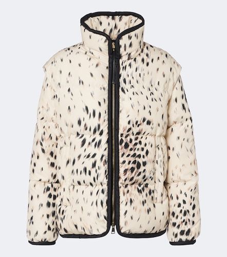 Printed technical down jacket - Moncler - Modalova