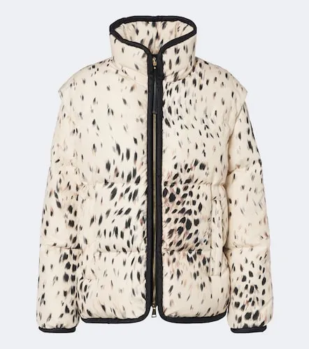 Printed technical down jacket - Moncler - Modalova