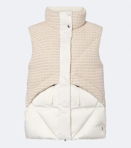 Netty tweed-trimmed down vest - Bogner - Modalova