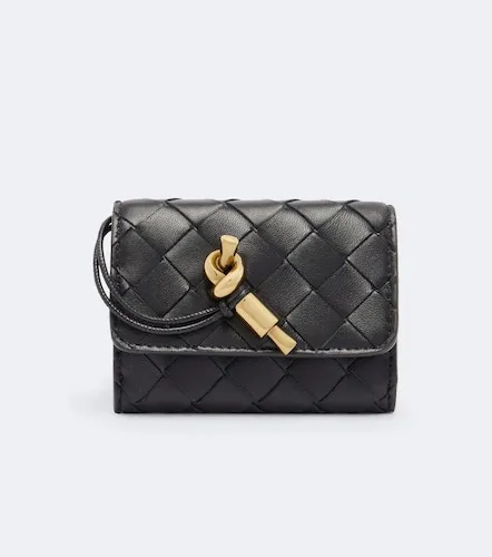 Tarjetero de piel Intrecciato - Bottega Veneta - Modalova