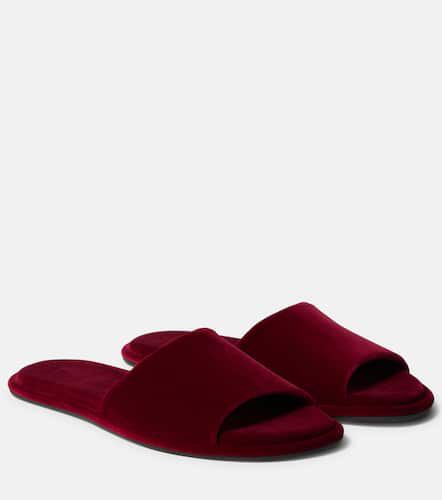 The Row Canal velvet slides - The Row - Modalova