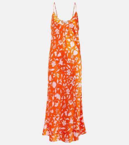 Bella floral silk satin slip dress - Lee Mathews - Modalova