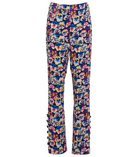 Floral high-rise flared pants - Rabanne - Modalova