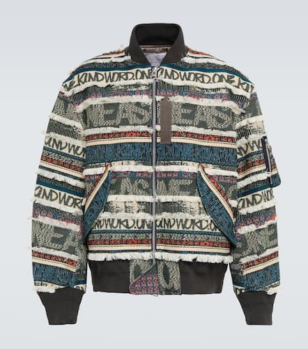 X Eric Haze jacquard bomber jacket - Sacai - Modalova