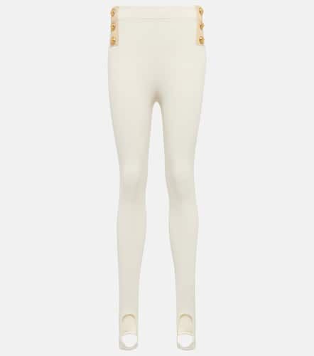 Balmain High-rise stirrup leggings - Balmain - Modalova