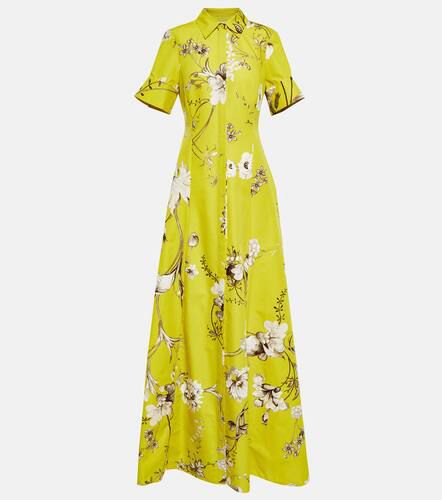 Ilana floral cotton faille gown - Erdem - Modalova