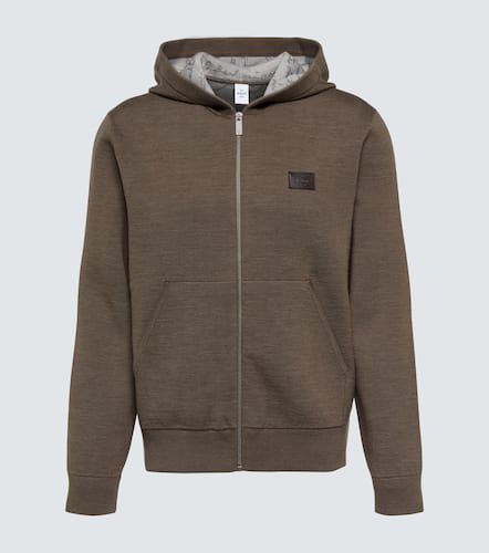 Berluti Zip-up wool blend hoodie - Berluti - Modalova