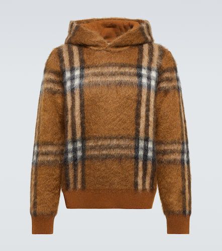 Burberry Checked jacquard hoodie - Burberry - Modalova