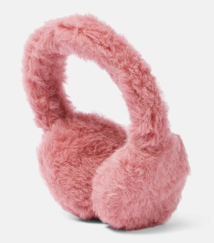 Alpaca, wool, and silk teddy earmuffs - Max Mara - Modalova