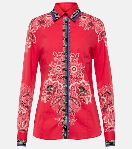 Camicia in misto cotone con stampa floreale - Etro - Modalova