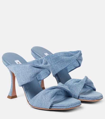 Aquazzura Twist denim mules - Aquazzura - Modalova