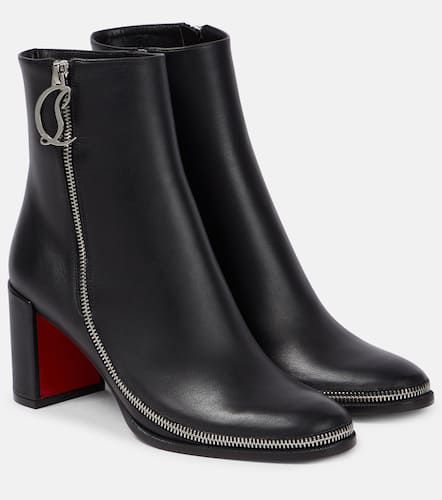 CL Zip leather ankle boots - Christian Louboutin - Modalova