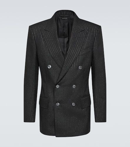 Atticus striped mohair-blend jacquard blazer - Tom Ford - Modalova