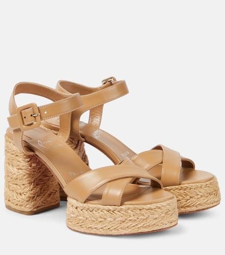 Calakala 70 leather espadrille sandals - Christian Louboutin - Modalova