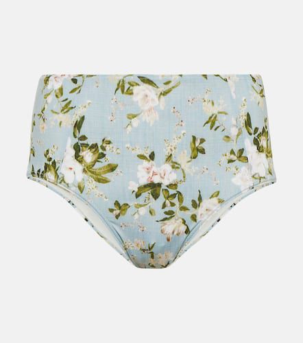 Floral high-rise bikini bottoms - Erdem - Modalova