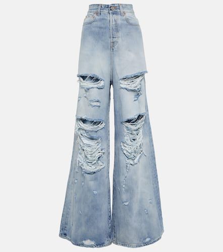 Distressed high-rise jeans - Vetements - Modalova