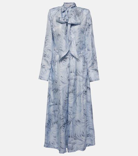 Printed silk maxi dress - Stella McCartney - Modalova