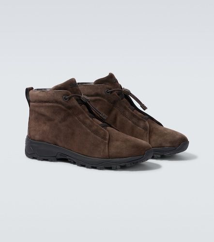 Sneakers Triple Stitch in suede - Zegna - Modalova