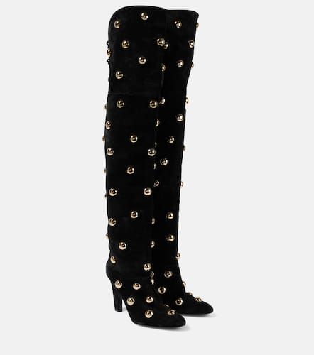 ChloÃ© Eve 85 embellished suede over-the-knee boots - Chloe - Modalova