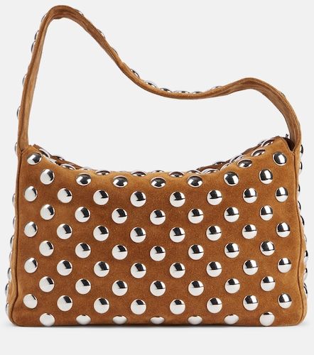 Borsa a spalla Elena in suede con borchie - Khaite - Modalova