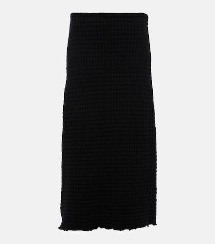 A-line cotton bouclÃ© midi skirt - Jil Sander - Modalova