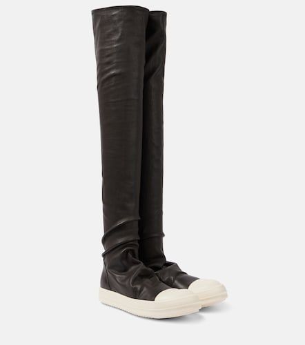 Zapatillas Stocking de piel - Rick Owens - Modalova