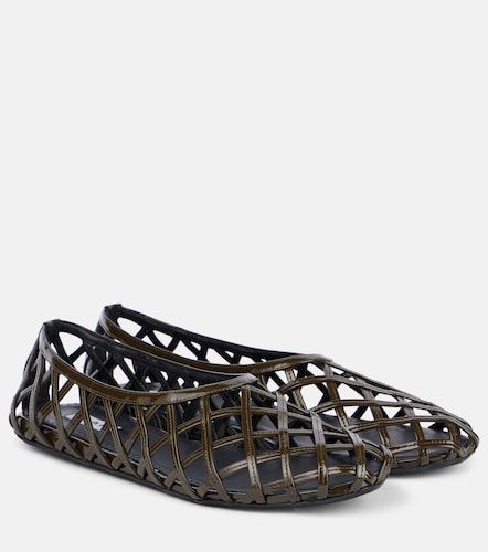 Alaïa Ballerinas Cage aus Lackleder - Alaia - Modalova